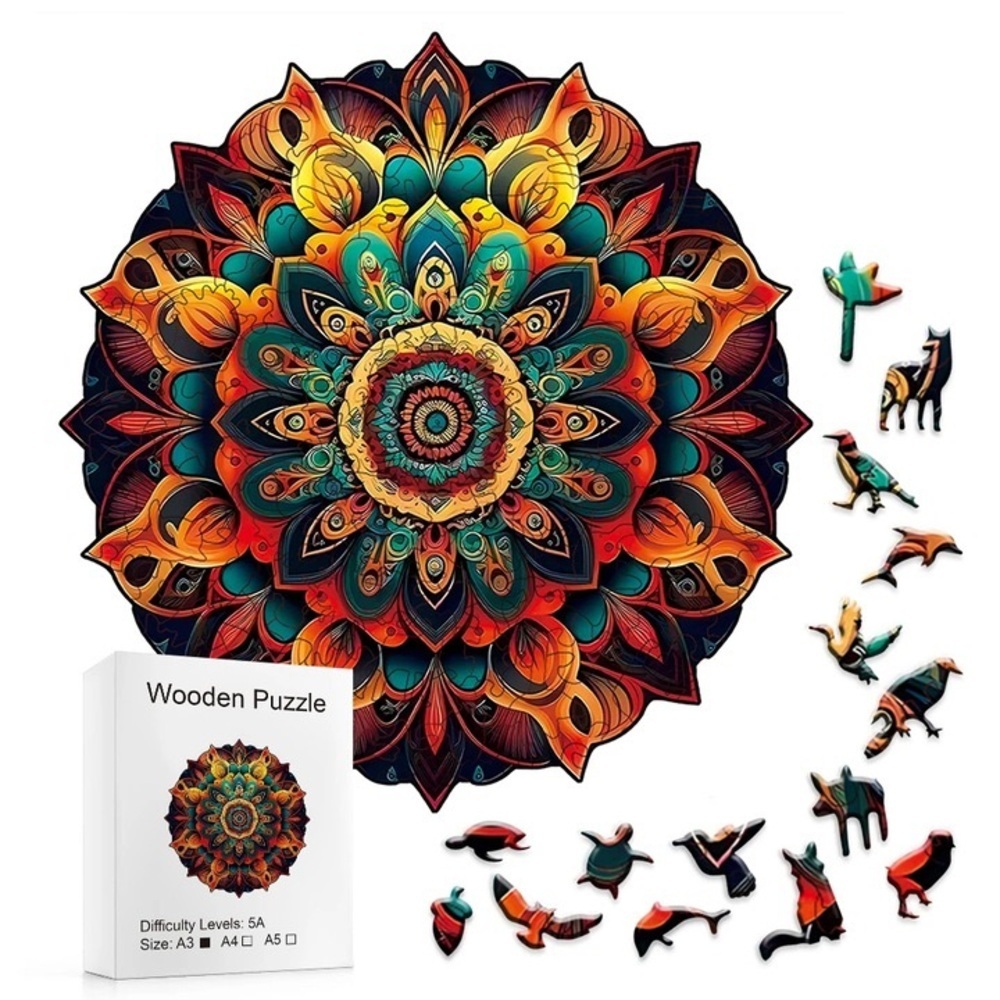 Colorful Wooden Puzzle